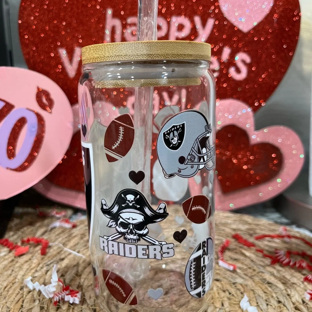 Raiders Glass cup - Picture 3 of 3